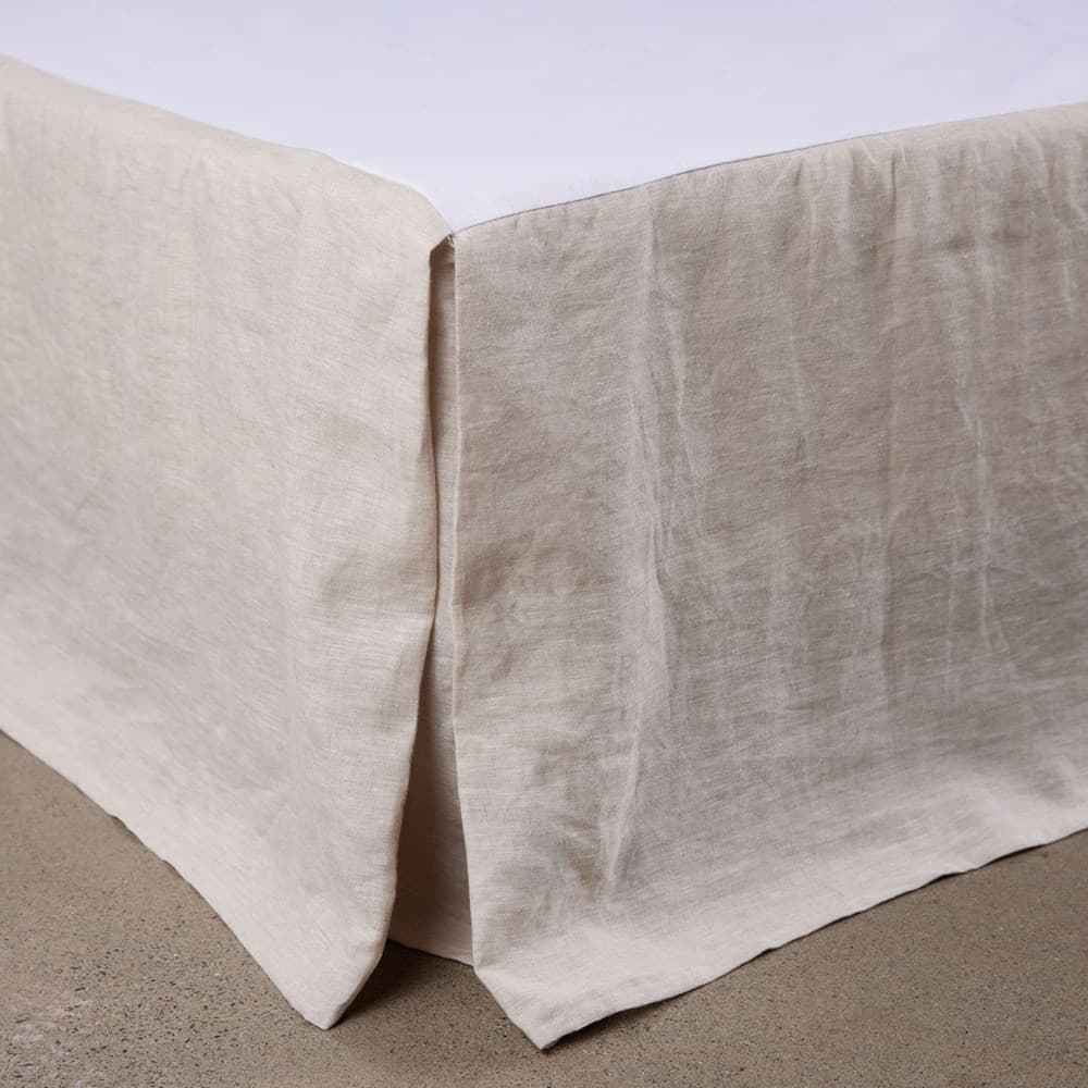 Pure Linen Valance. From $NZD189.00. Available at George Street Linen