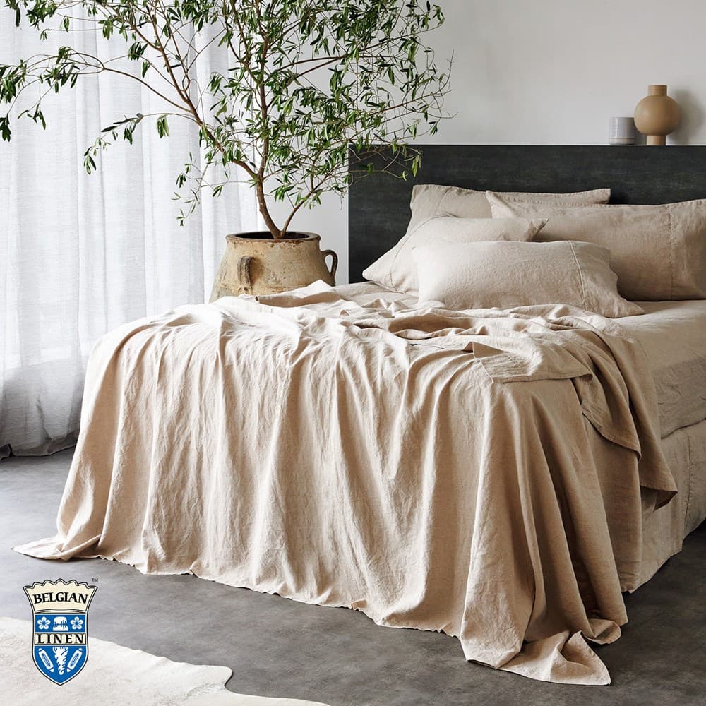 Belgian Linen Duvet Cover. From $NZD899.00. Available at George Street Linen
