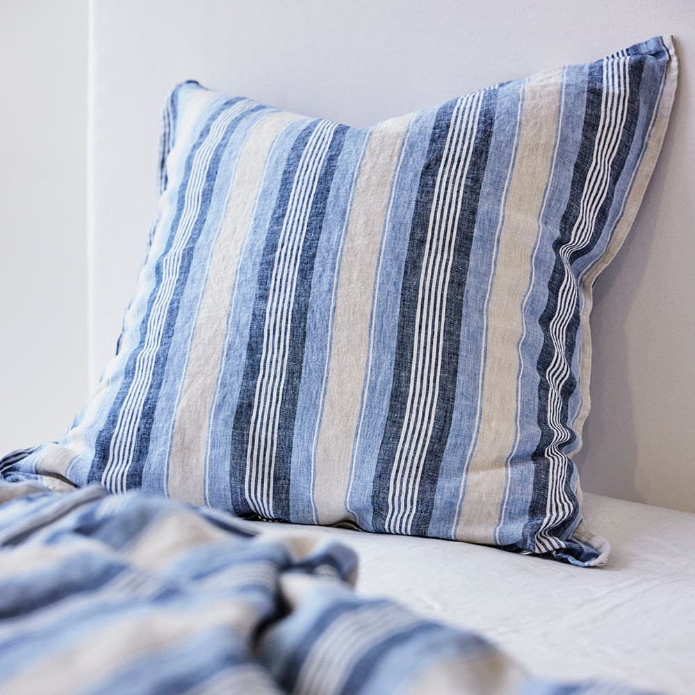 Pure Linen European Pillowcase. From $NZD89.00. Available at George Street Linen