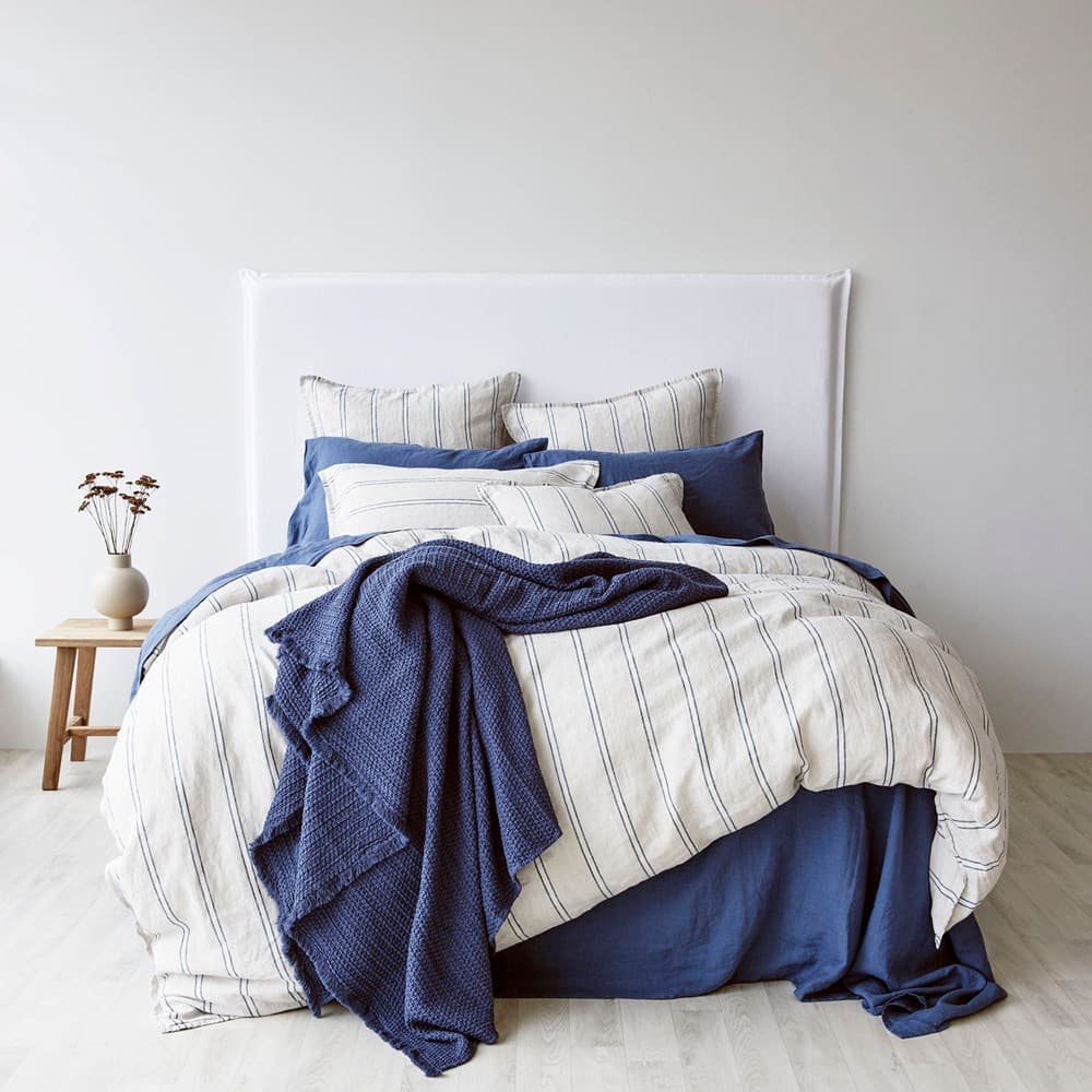 Pure Linen Duvet Cover Set. From $NZD439.95. Available at George Street Linen