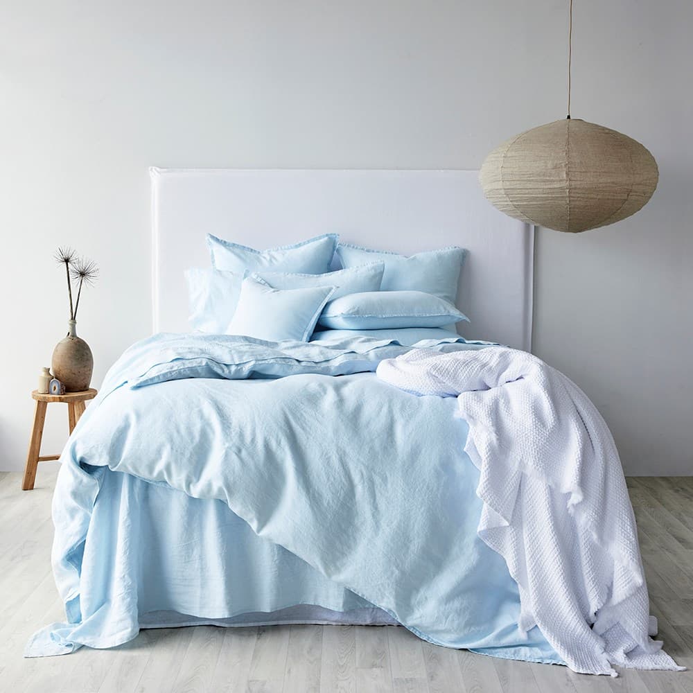 Pure Linen Duvet Cover Set. From $NZD399.00. Available at George Street Linen