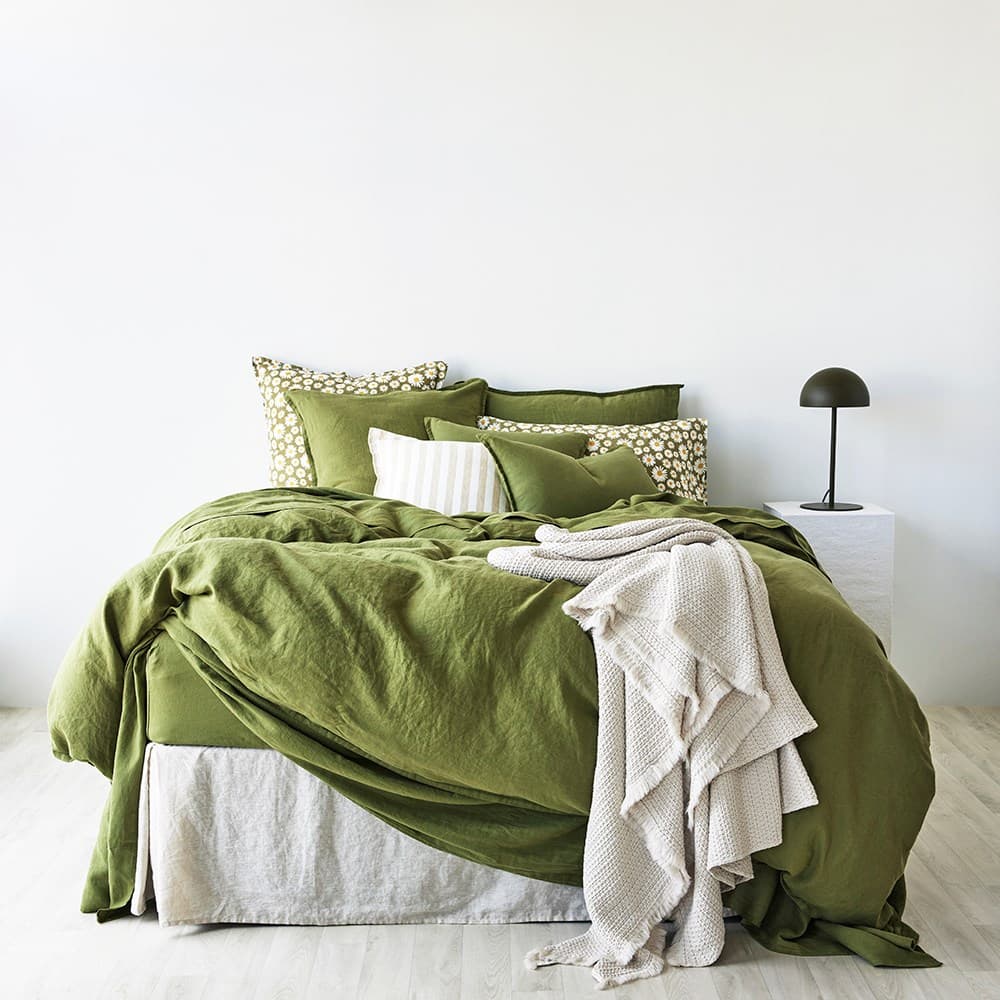 Pure Linen Duvet Cover Set. From $USD399.00. Available at George Street Linen