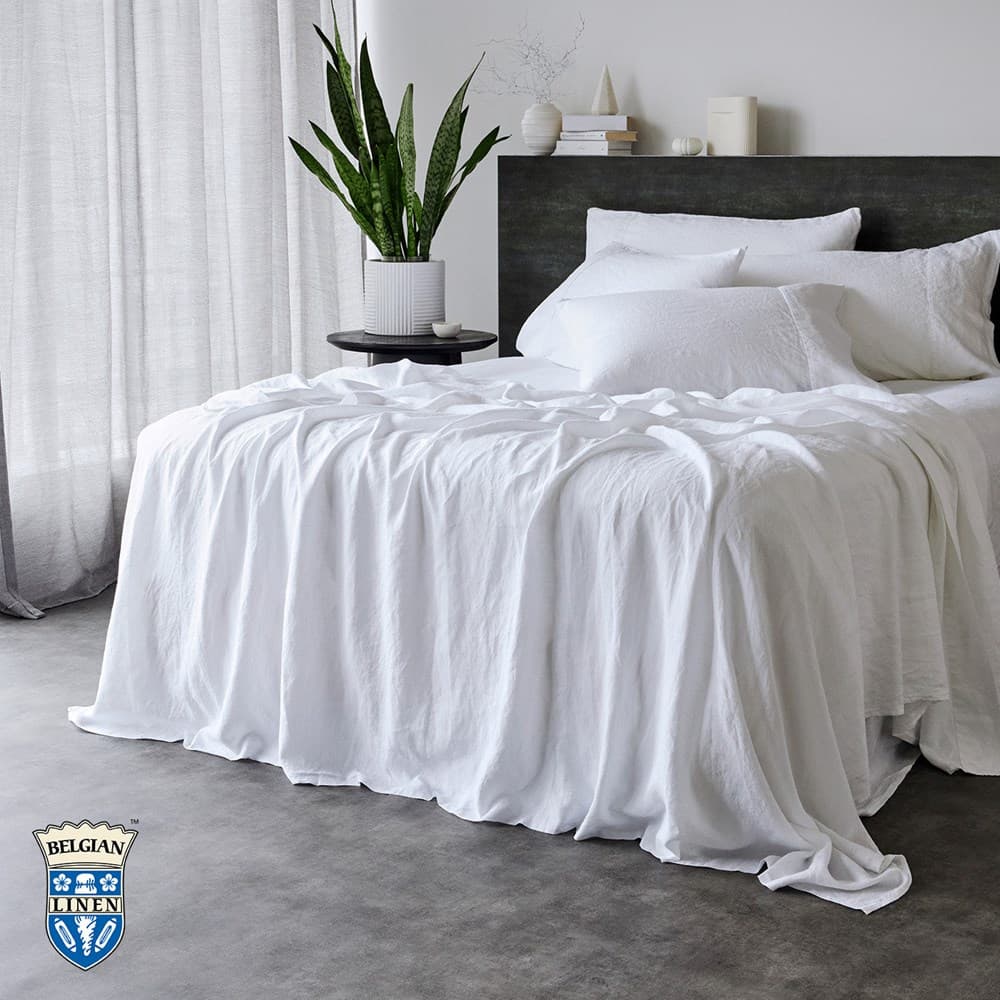 Belgian Linen Pillowcase. From $NZD110.00. Available at George Street Linen