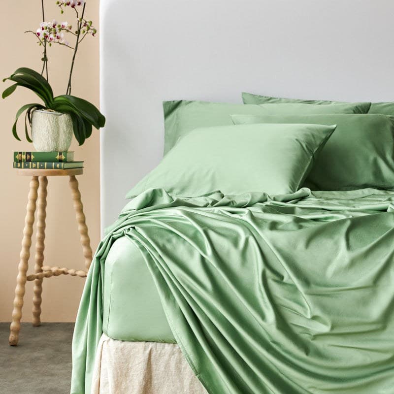 Bamboo Cotton Sheet set. From $NZD249.95. Available at George Street Linen