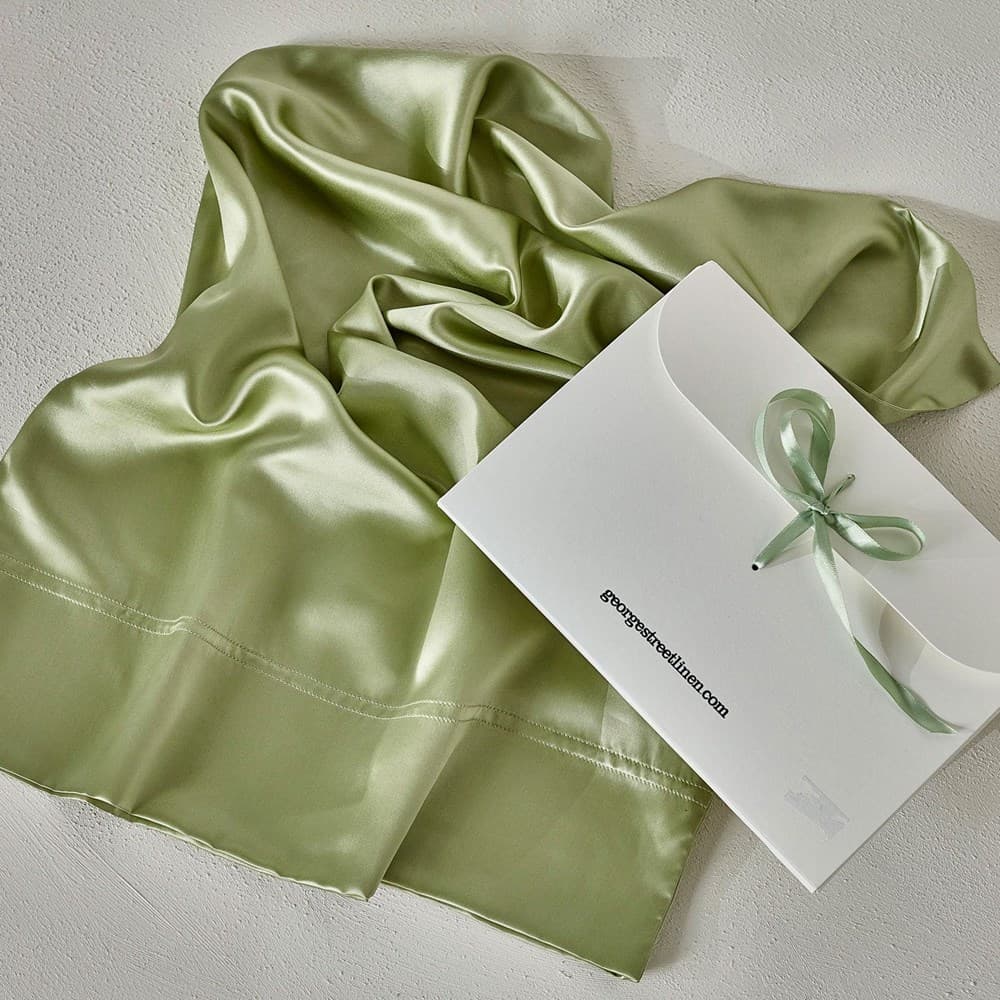 Mulberry Silk Pillowcase. From $NZD89.95. Available at George Street Linen