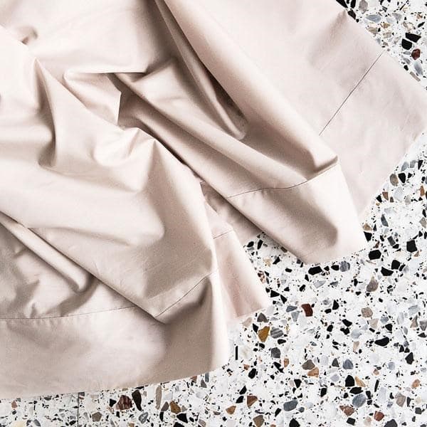 450TC Cotton Percale Flat Sheet. From $NZD65.00. Available at George Street Linen