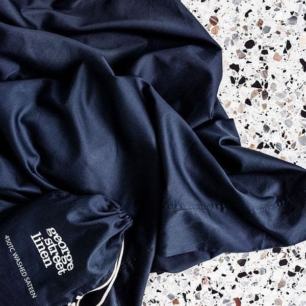 Extra Soft Washed Sateen Flat Sheet. From $NZD69.00. Available at George Street Linen