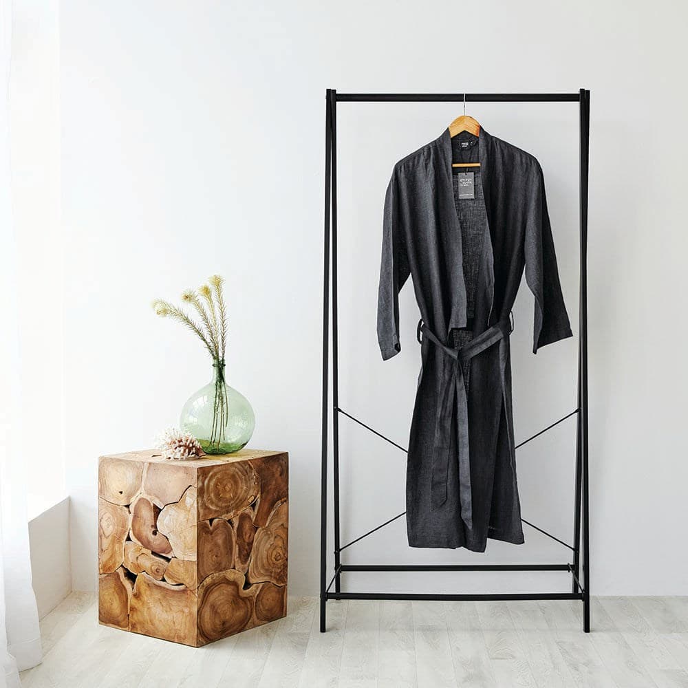 Pure Linen Bathrobe. From $NZD139.99. Available at George Street Linen