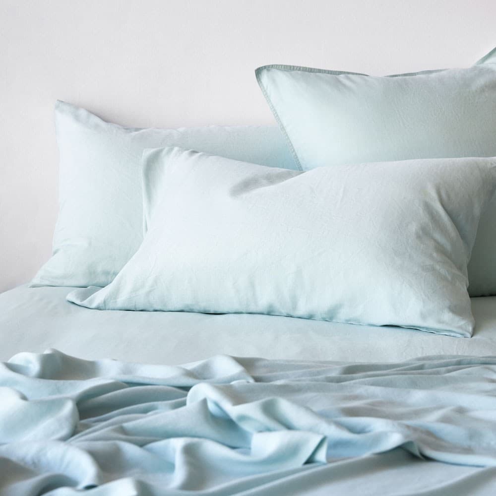 Bamboo Linen Pillowcase. From $NZD69.00. Available at George Street Linen