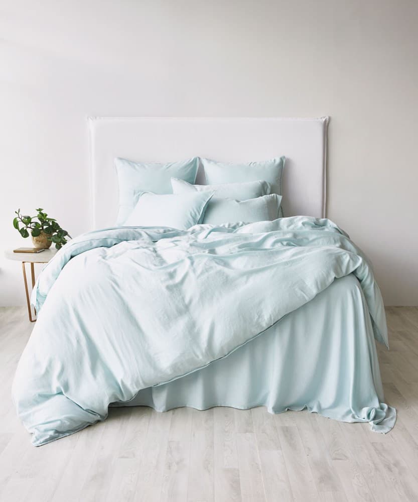 Bamboo Linen Duvet Cover Set. From $NZD199.00. Available at George Street Linen