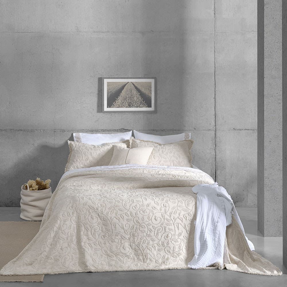 Portuguese Butirir Cotton Jacquard Blanket. From $USD299.00. Available at George Street Linen