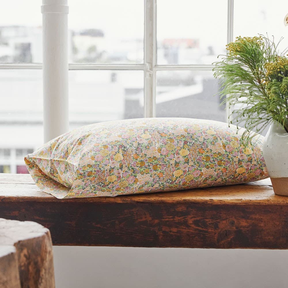 Euro Pillowcase Custom Made With Liberty Fabric. From $NZD149.95. Available at George Street Linen