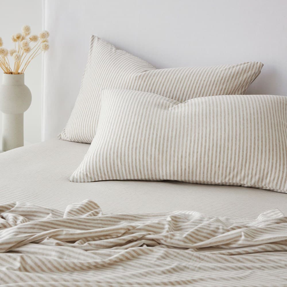 Cotton Jersey Pillowcase Pair. From $NZD69.00. Available at George Street Linen