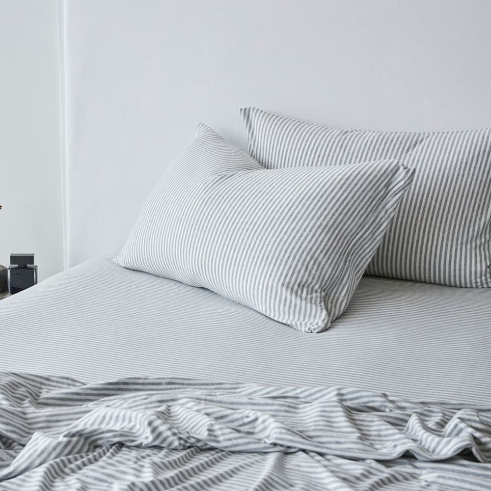Cotton Jersey Pillowcase Pair. From $AUD69.00. Available at George Street Linen