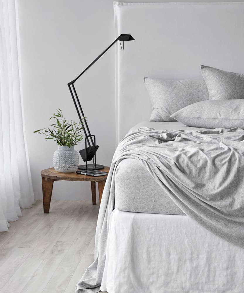 Cotton Jersey Fitted Sheet. From $USD75.00. Available at George Street Linen