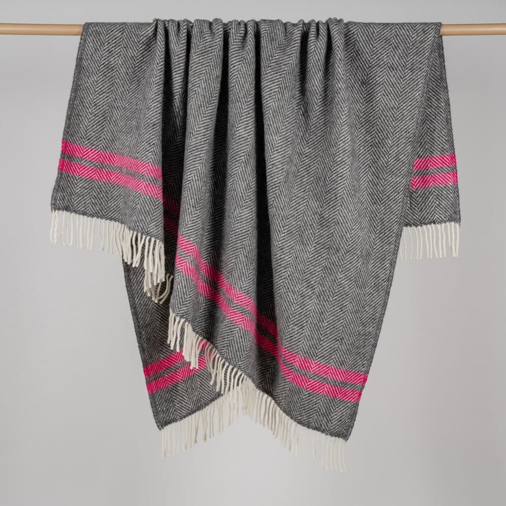 Fishbone NZ Wool Throw. From $USD299.00. Available at George Street Linen