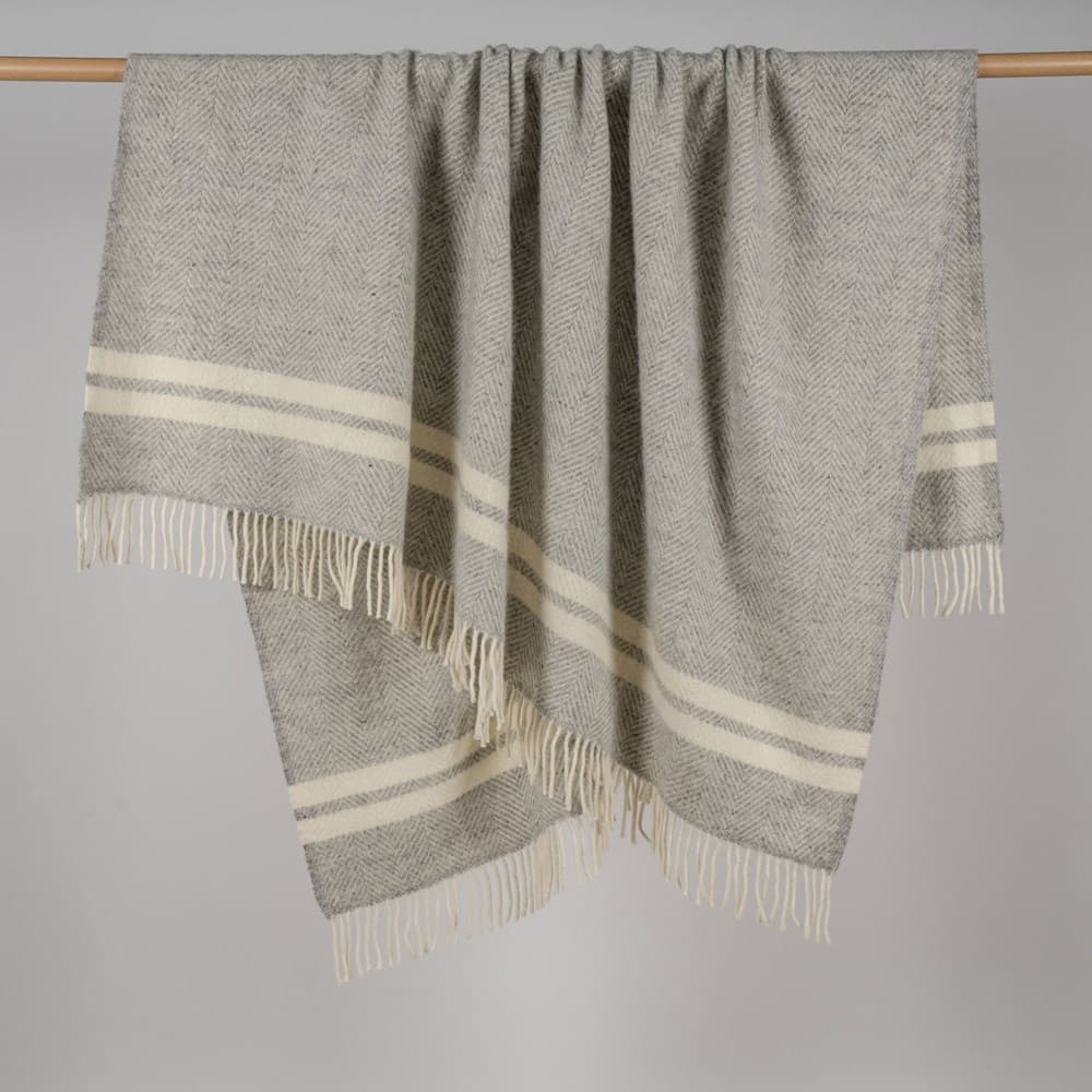 Fishbone NZ Wool Throw. From $NZD299.00. Available at George Street Linen