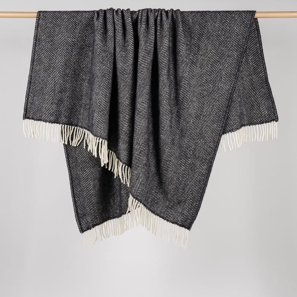 Fishbone NZ Wool Throw. From $NZD299.00. Available at George Street Linen