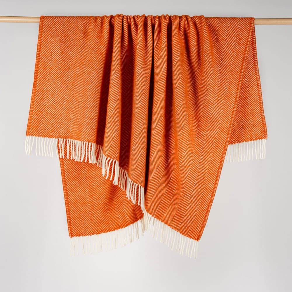 Fishbone NZ Wool Throw. From $NZD299.00. Available at George Street Linen