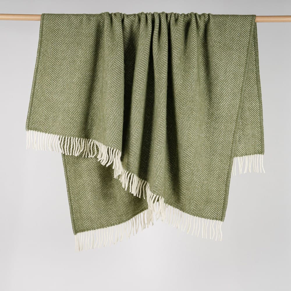 Fishbone NZ Wool Throw. From $NZD299.00. Available at George Street Linen