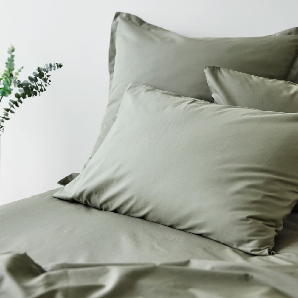 Fresh Cotton Percale European Pillowcase. From $USD39.95. Available at George Street Linen