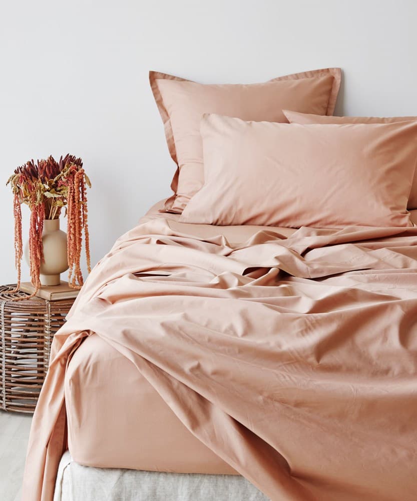 Fresh Cotton Percale Sheet Set. From $USD259.95. Available at George Street Linen