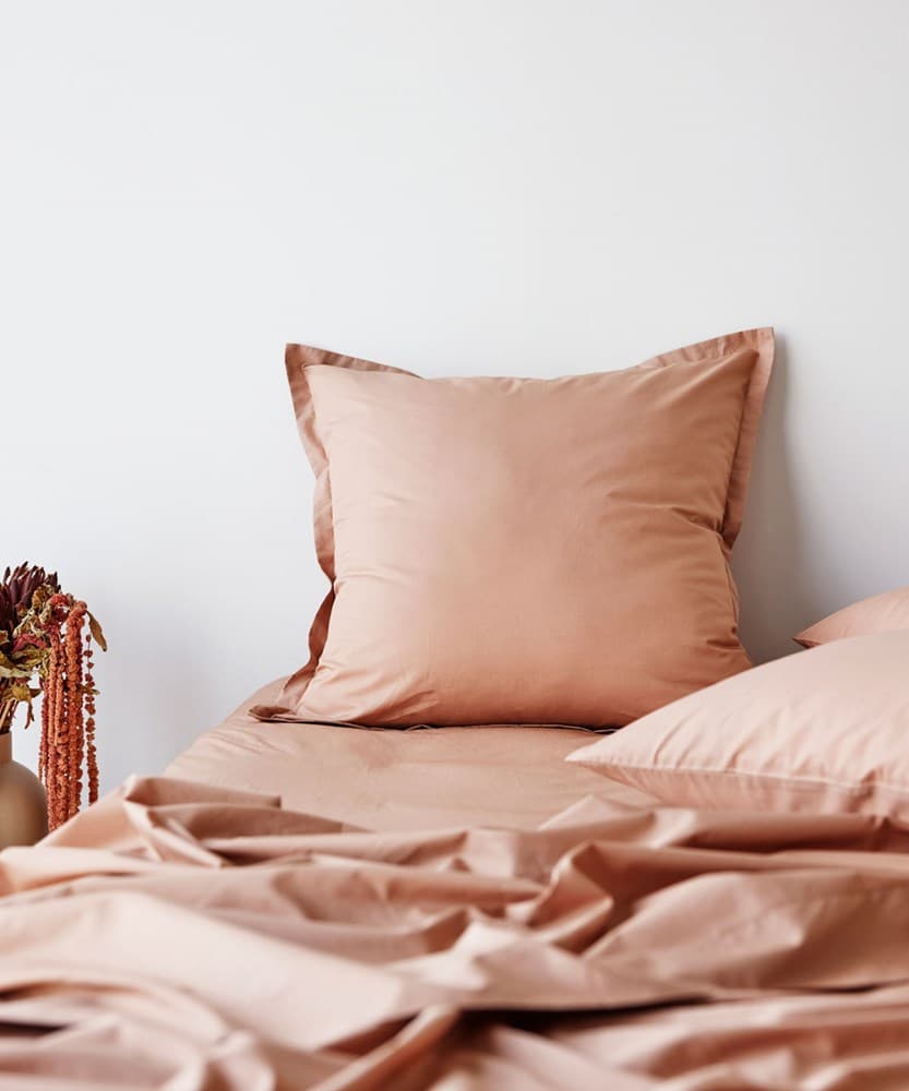 Fresh Cotton Percale European Pillowcase. From $USD39.95. Available at George Street Linen