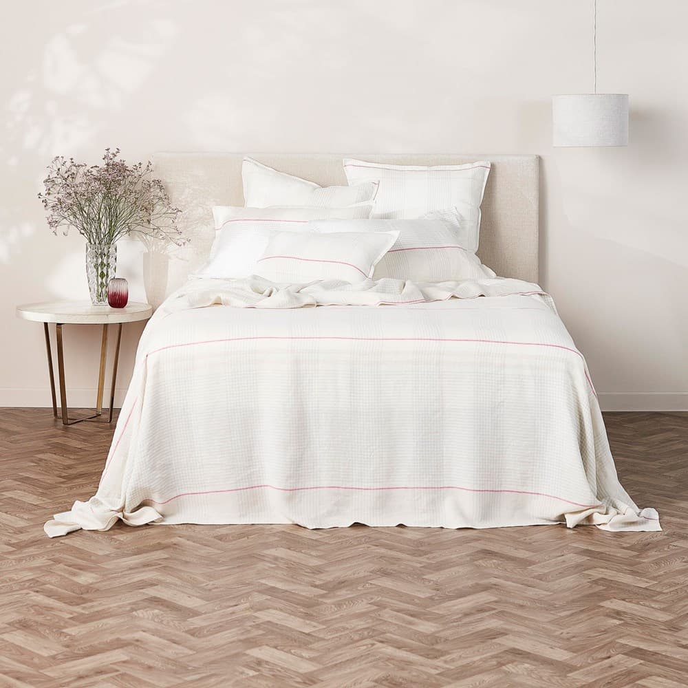 Pure Linen Fitted Sheet. From $NZD239.95. Available at George Street Linen