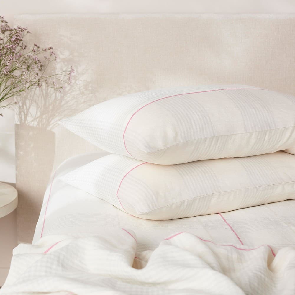 Pure Linen Pillowcase. From $NZD119.95. Available at George Street Linen