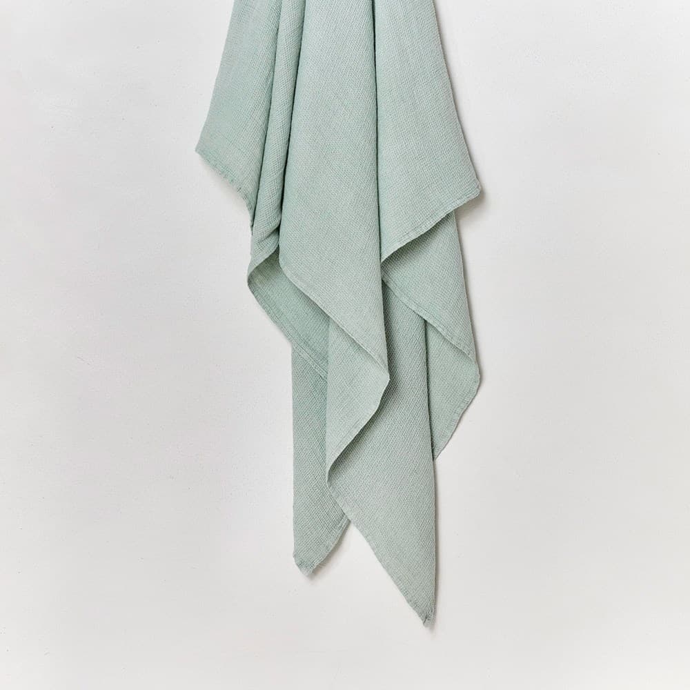 Stone Wash Linen Waffle Bath Sheet. From $NZD99.95. Available at George Street Linen