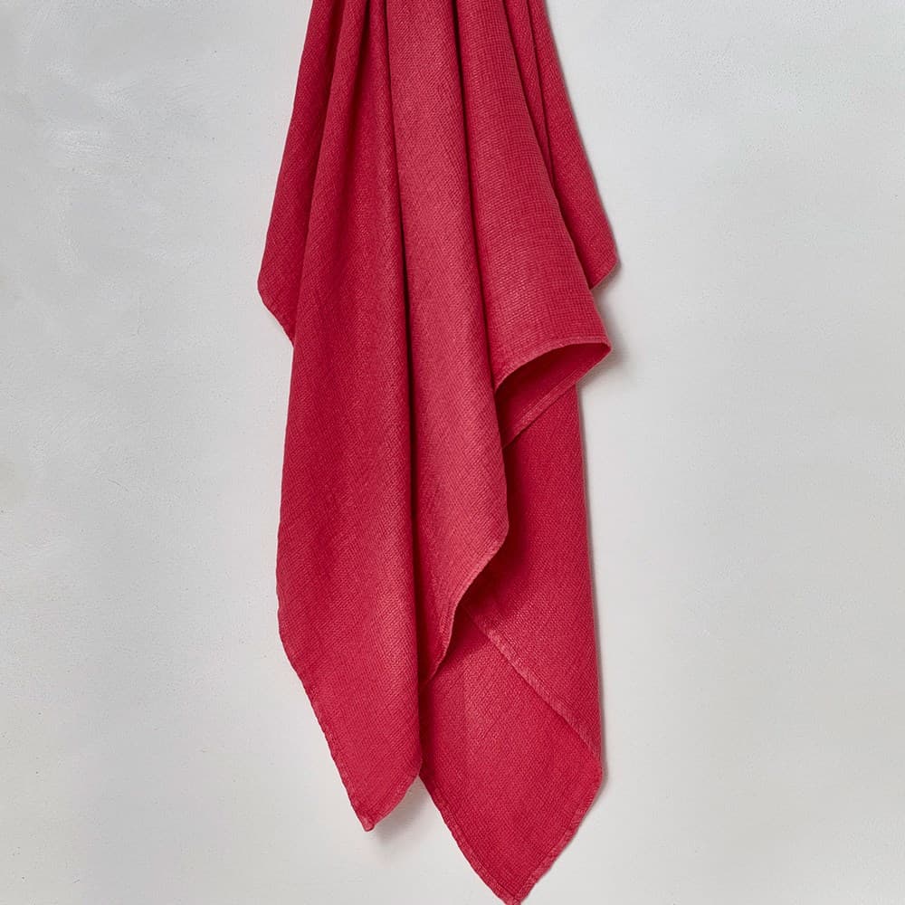 Stone Wash Linen Waffle Bath Sheet. From $NZD99.95. Available at George Street Linen