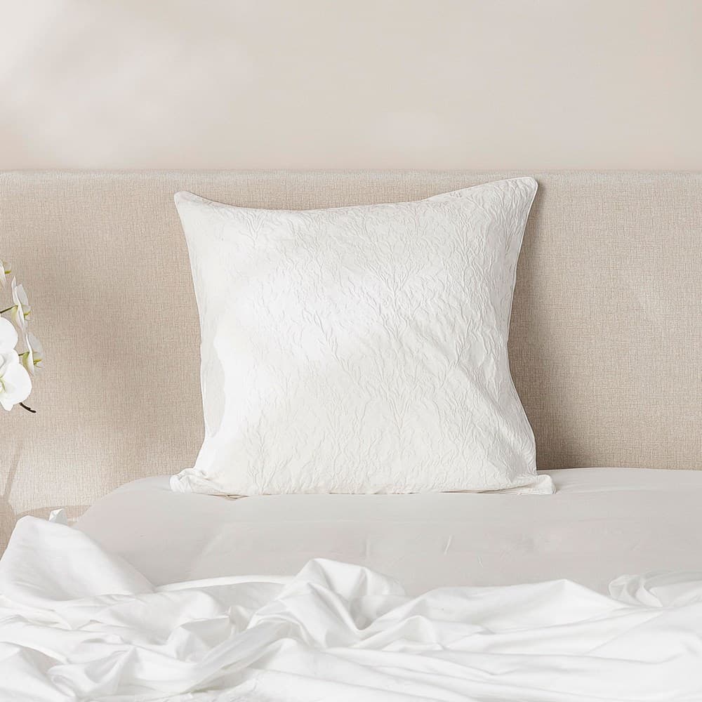 Isabella Cotton Damask Euro Pillowcase. From $NZD59.95. Available at George Street Linen