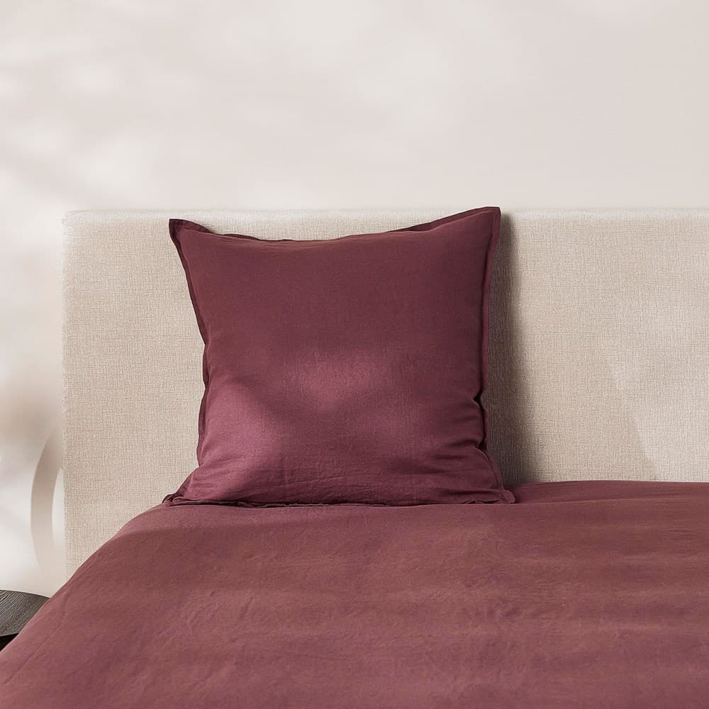 Pure Linen European Pillowcase. From $NZD89.95. Available at George Street Linen