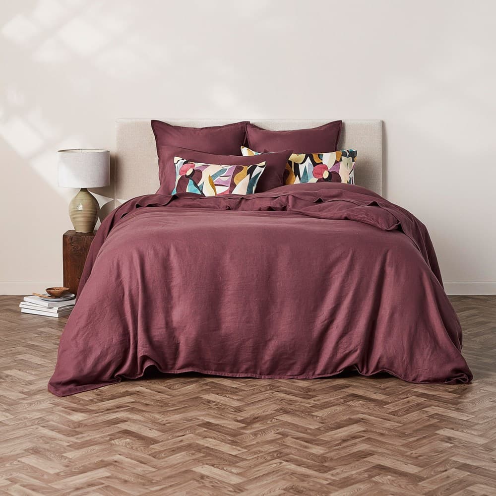 Pure Linen Duvet Cover Set. From $NZD399.95. Available at George Street Linen