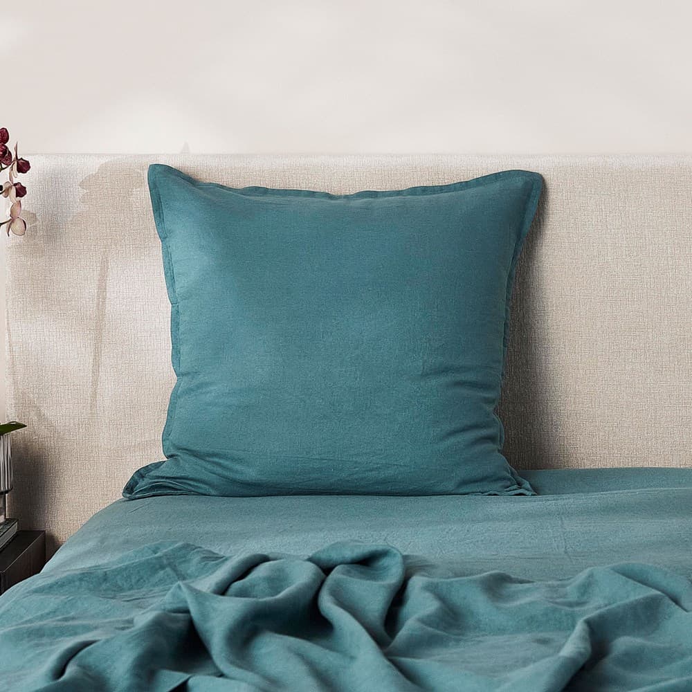 Pure Linen European Pillowcase. From $NZD89.95. Available at George Street Linen