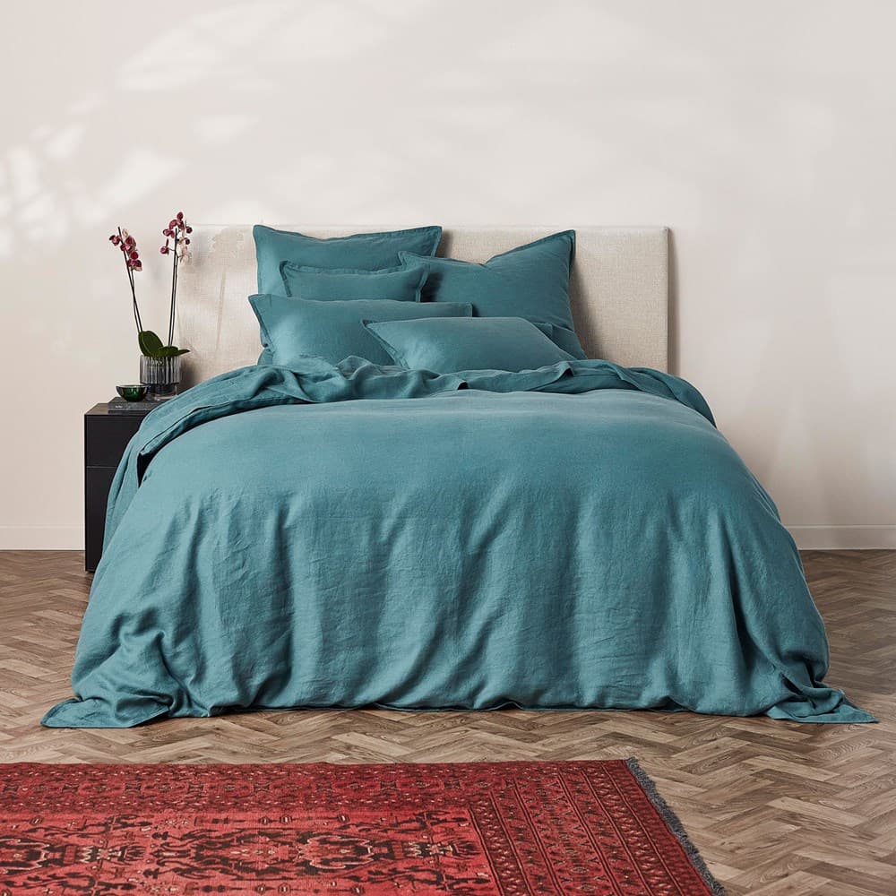 Pure Linen Duvet Cover Set. From $NZD399.95. Available at George Street Linen