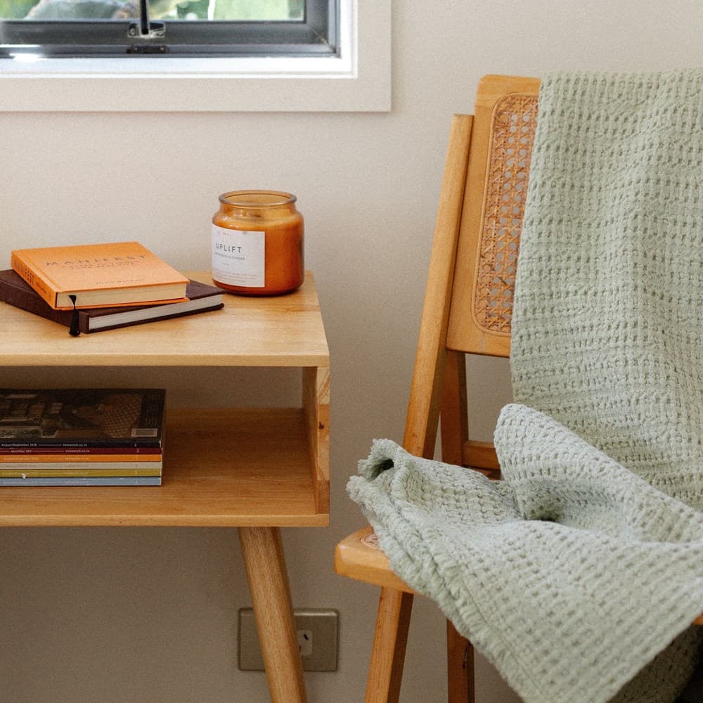 Portuguese Nasa Cotton Waffle Throw. From $NZD159.00. Available at George Street Linen