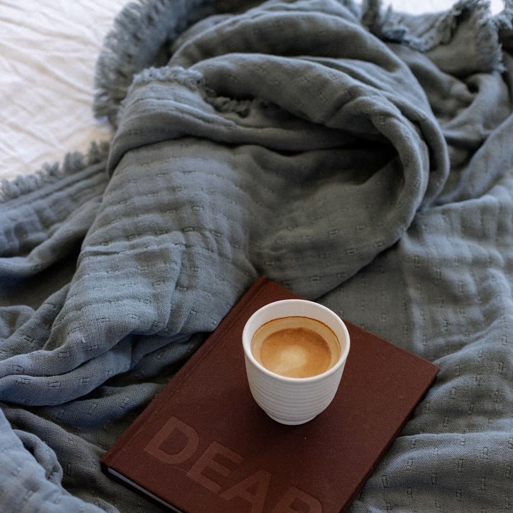 Portuguese Signo Cotton Gauze Throw. From $NZD129.00. Available at George Street Linen