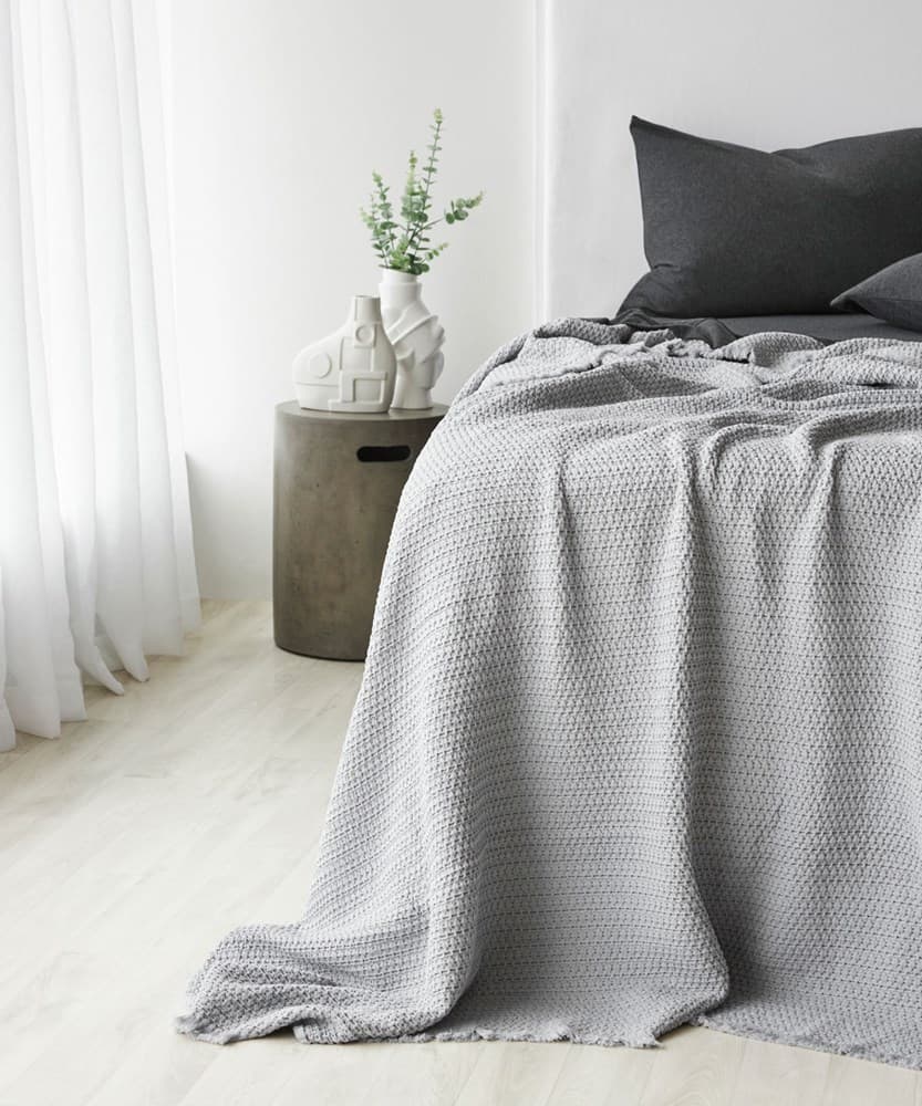 Lisboa Waffle Blanket. From $NZD299.00. Available at George Street Linen