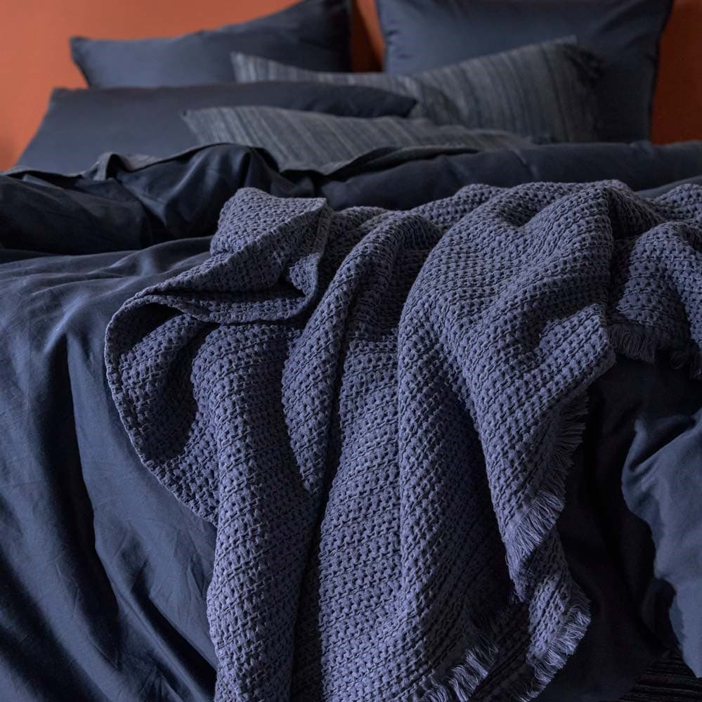 Lisboa Waffle Blanket. From $NZD299.00. Available at George Street Linen