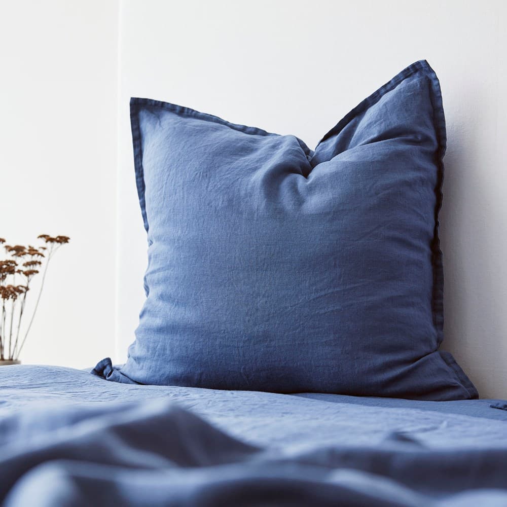 Pure Linen European Pillowcase. From $NZD89.00. Available at George Street Linen