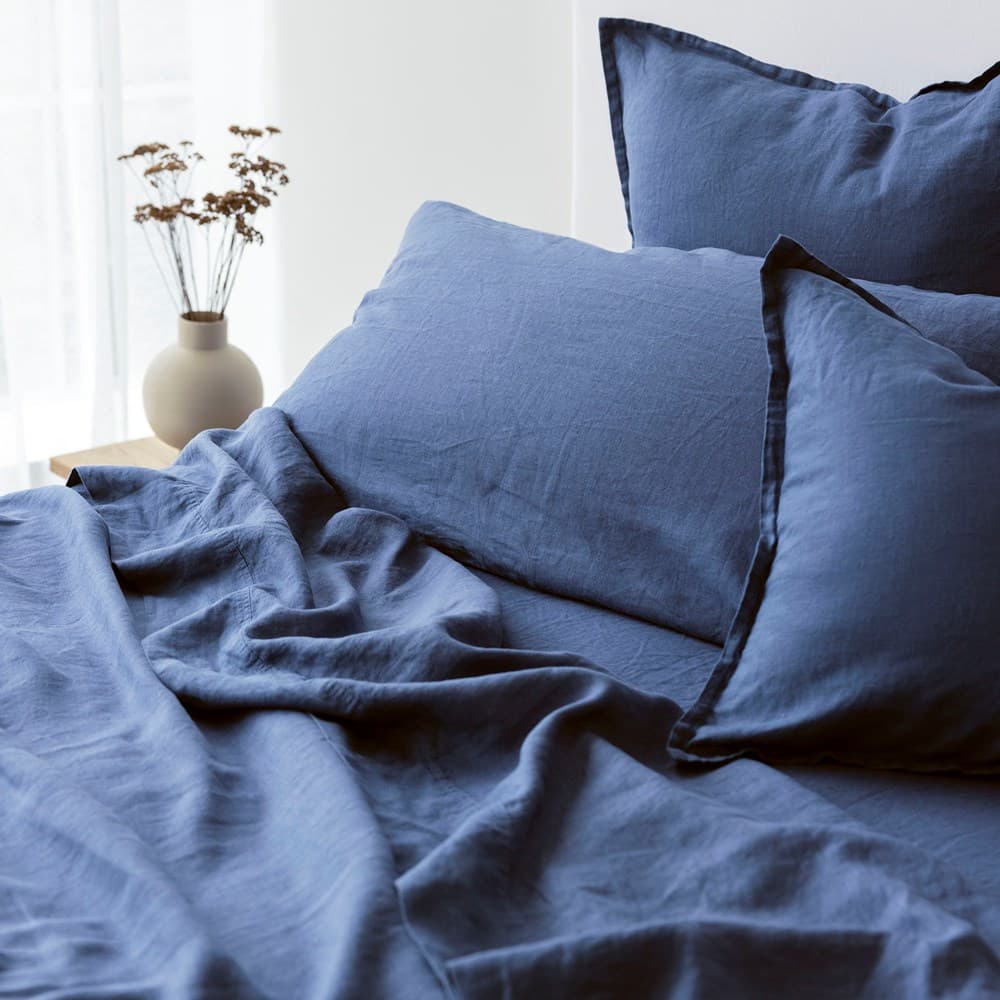 Pure Linen Pillowcase. From $AUD99.00. Available at George Street Linen