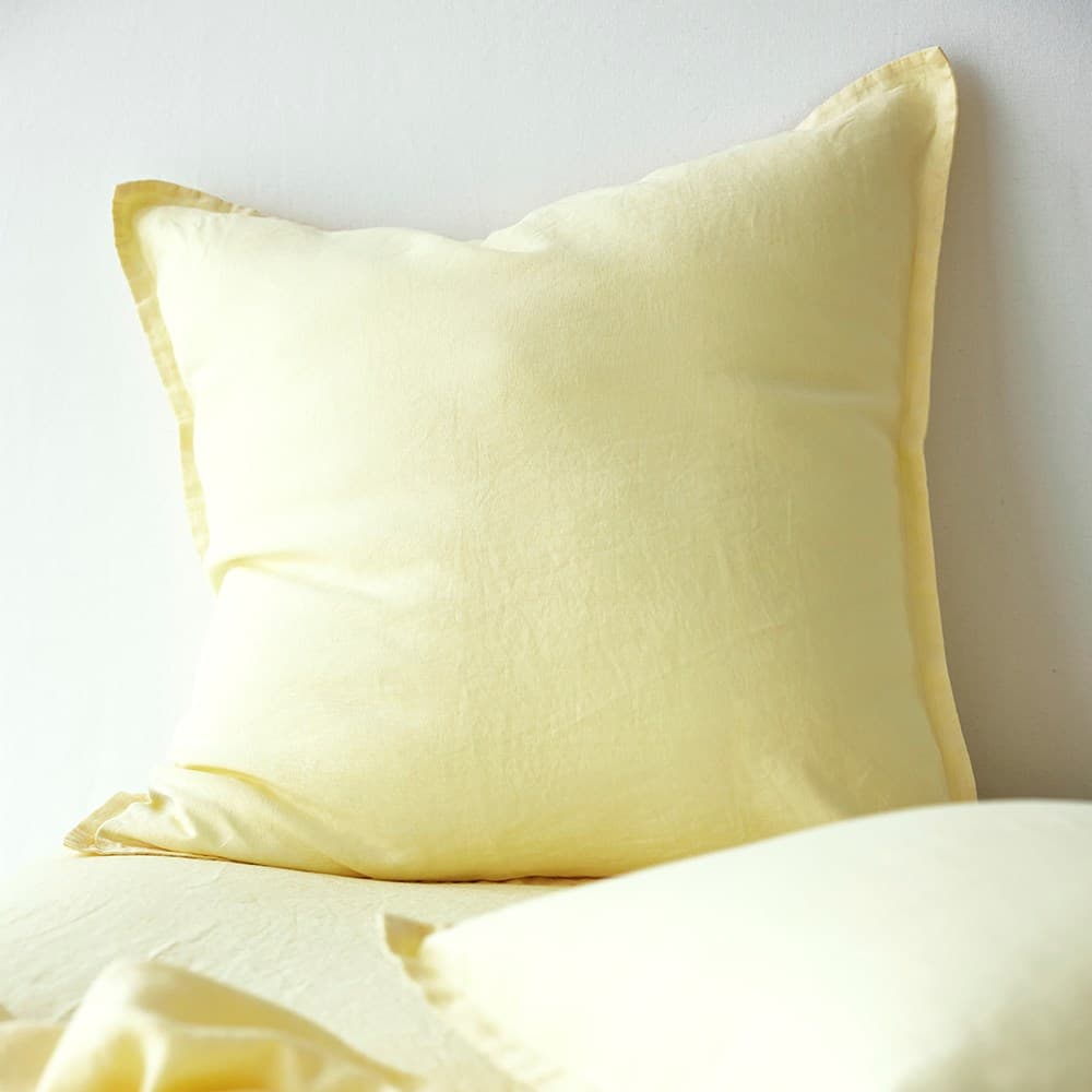 Pure Linen European Pillowcase. From $NZD89.00. Available at George Street Linen