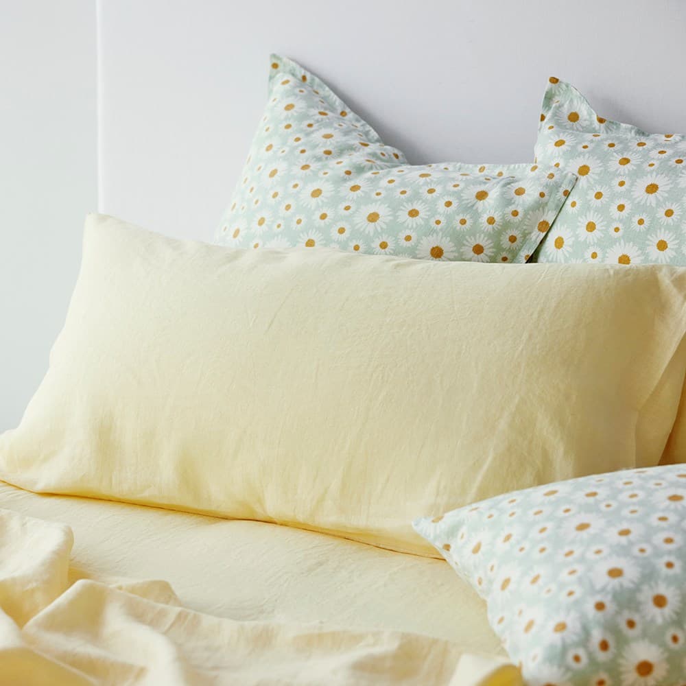 Pure Linen Pillowcase. From $AUD99.00. Available at George Street Linen