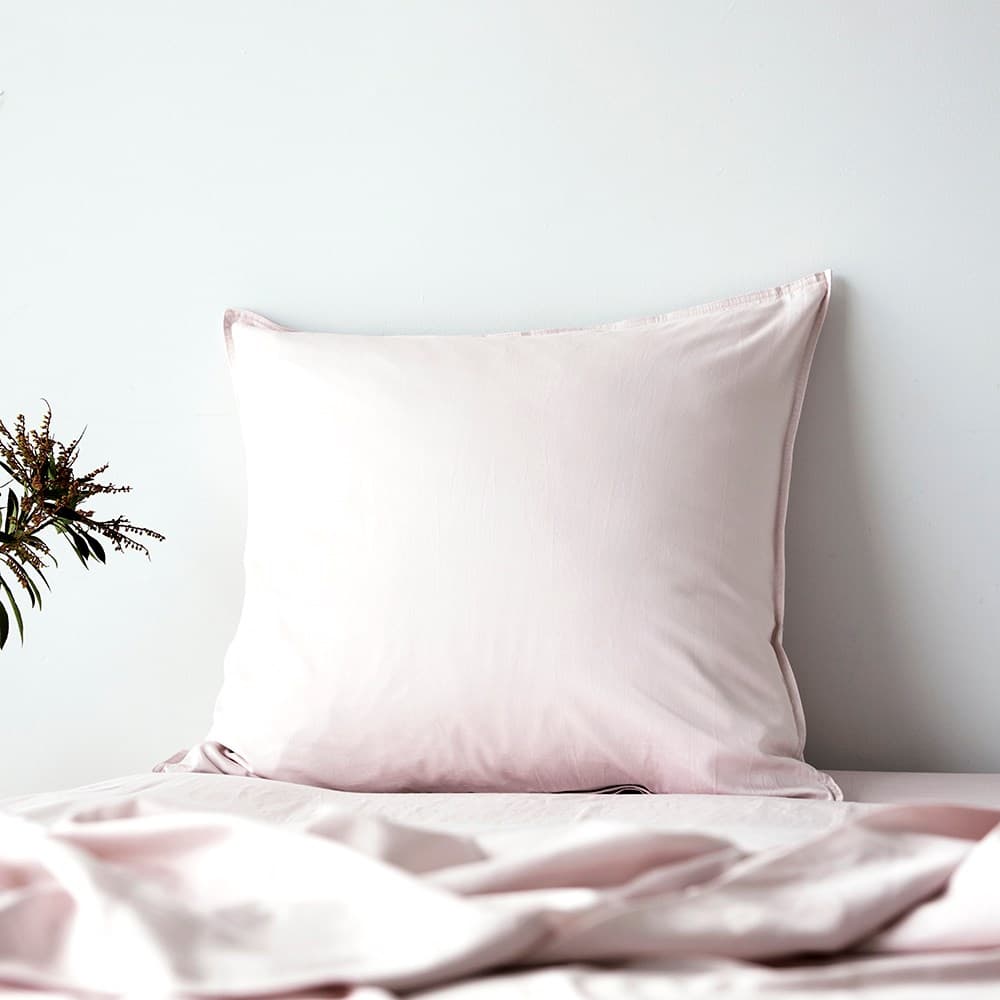 Soft Washed Cotton European Pillowcase. From $AUD69.95. Available at George Street Linen