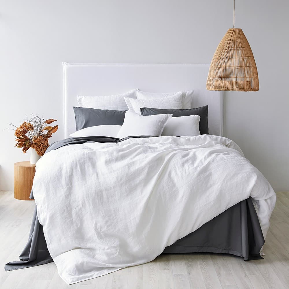 Pure Linen Duvet Cover Set. From $USD399.00. Available at George Street Linen