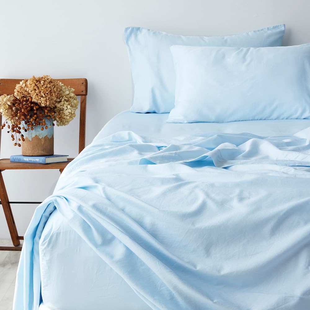 Soft Washed Cotton Sheet Set. From $AUD199.95. Available at George Street Linen
