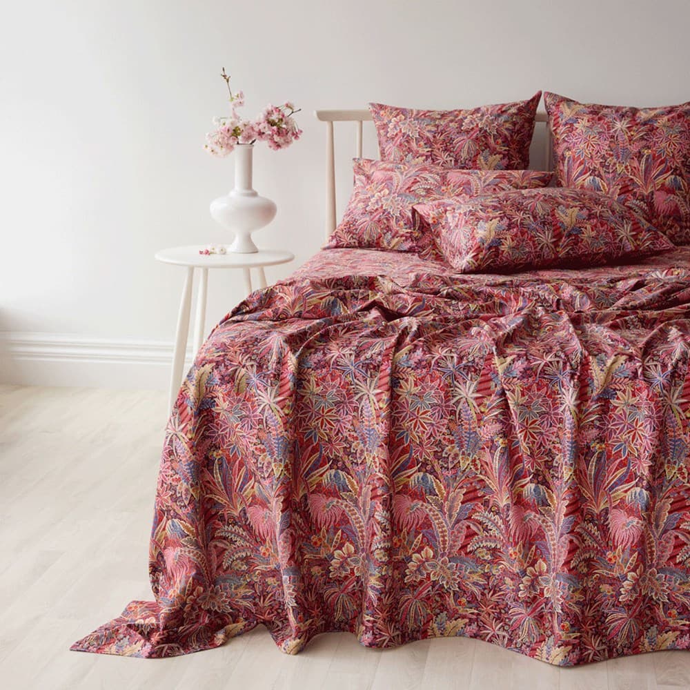 Flat Sheet Custom Made With Liberty Fabric. From $NZD279.00. Available at George Street Linen