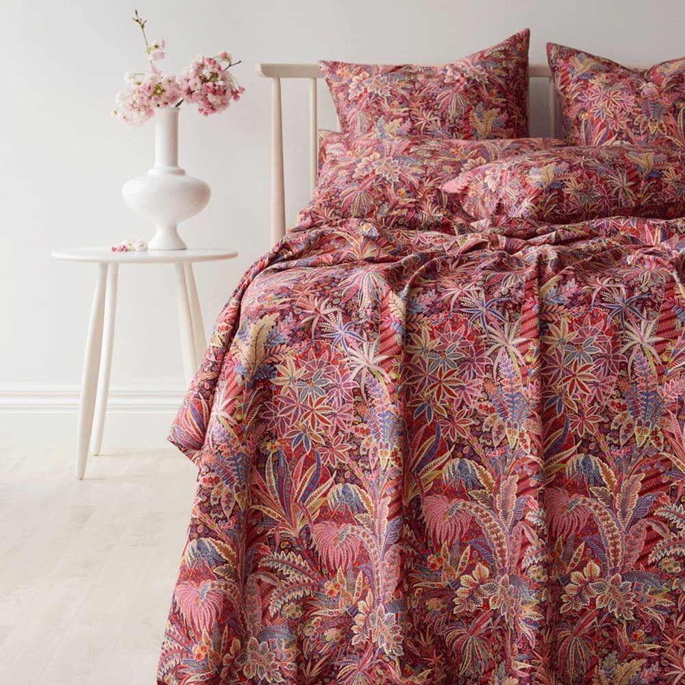 Fitted Sheet Custom Made With Liberty Fabric. From $USD279.00. Available at George Street Linen
