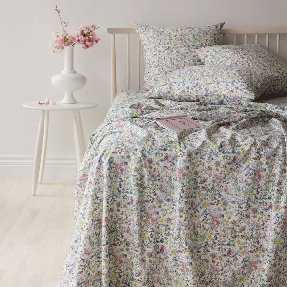 Fitted Sheet Custom Made With Liberty Fabric. From $USD279.00. Available at George Street Linen